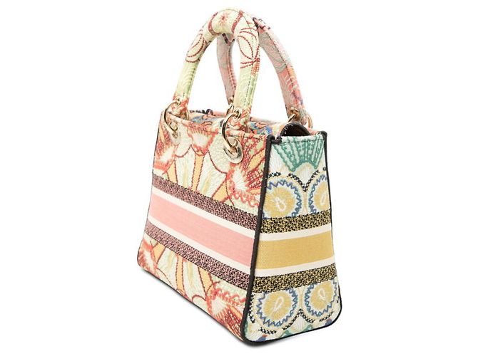 Borsa Christian Dior Dior LADY D-LITE Medium Multicolore - vista 2