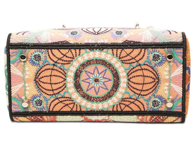 Borsa Christian Dior Dior LADY D-LITE Medium Multicolore - vista 3