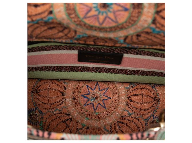 Borsa Christian Dior Dior LADY D-LITE Medium Multicolore - vista 4
