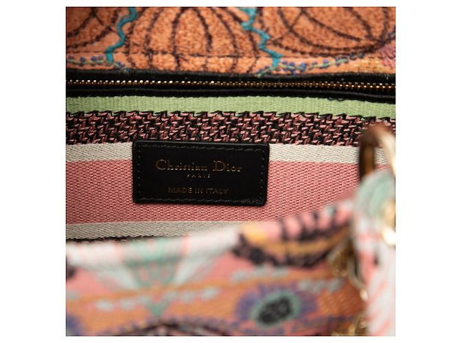 Borsa Christian Dior Dior LADY D-LITE Medium Multicolore - vista 5