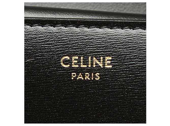 Céline Portafoglio tripartito Triomphe Celine Nero - vista 8