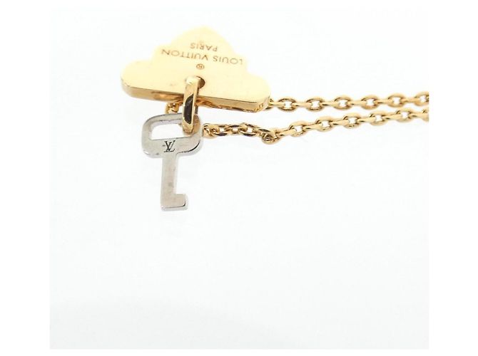 Collana Rocky Louis Vuitton M62809 Argento Rosso D'oro - vista 3