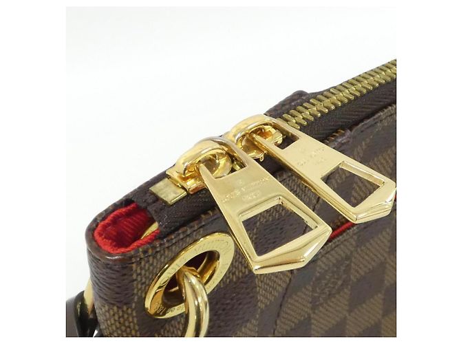 Borsa a tracolla Louis Vuitton Damier South Bank Damier ebene - vista 6