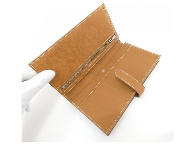 Hermès Cartera Hermes Bearn Soufflé Verso - vista 5