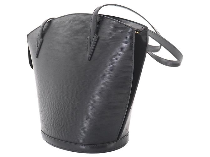 Borsa Tote Louis Vuitton Epi Saint Jacques Nero - vista 3