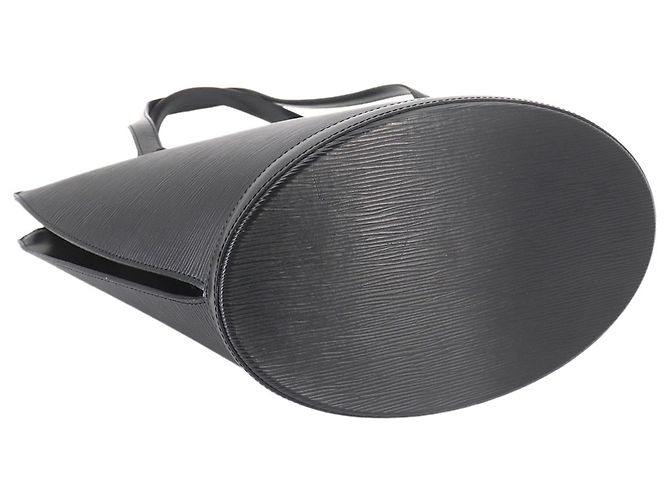 Borsa Tote Louis Vuitton Epi Saint Jacques Nero - vista 4