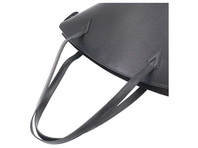 Borsa Tote Louis Vuitton Epi Saint Jacques Nero - vista 5