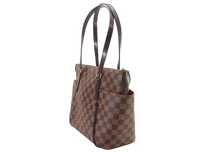 Borsa Tote Louis Vuitton Damier Totally PM Marrone Damier ebene - vista 3