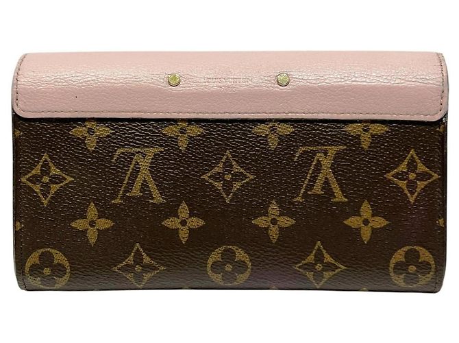 Cartera larga Pallas Louis Vuitton Castaño Rosa Monograma - vista 2