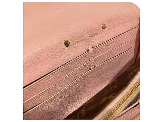 Cartera larga Pallas Louis Vuitton Castaño Rosa Monograma - vista 6