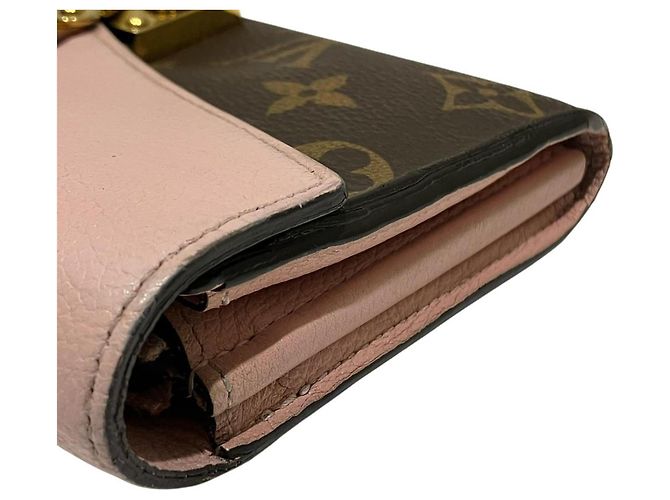 Cartera larga Pallas Louis Vuitton Castaño Rosa Monograma - vista 9