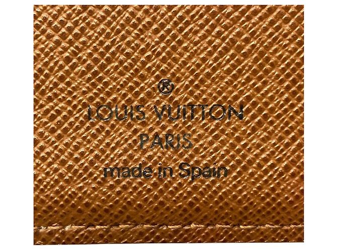 Portafoglio bi-fold Louis Vuitton Portefeuille Marco Marrone Monogramma - vista 4