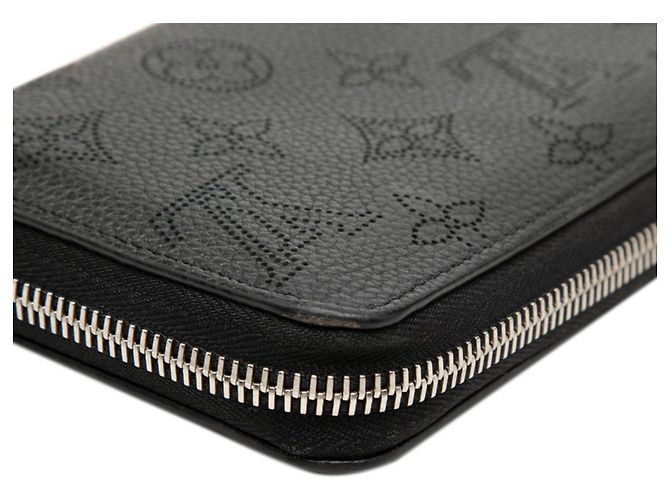 Louis Vuitton Monogram Mahina Zippy Wallet Schwarz - Ansicht 4