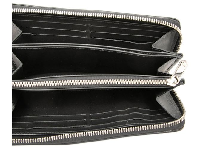 Louis Vuitton Monogram Mahina Zippy Wallet Schwarz - Ansicht 6