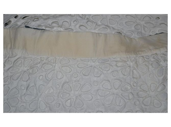Philosophy Di Alberta Ferretti Top de encaje sangallo blanco - vista 5