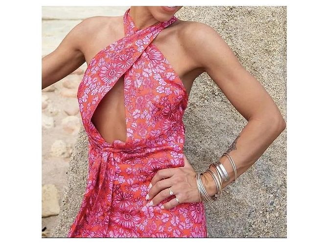 Autre Marque Maxikleid Anastasia Fakli Pink Rot - Ansicht 6