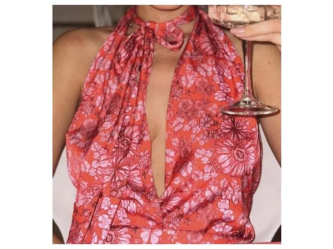 Autre Marque Maxikleid Anastasia Fakli Pink Rot - Ansicht 9