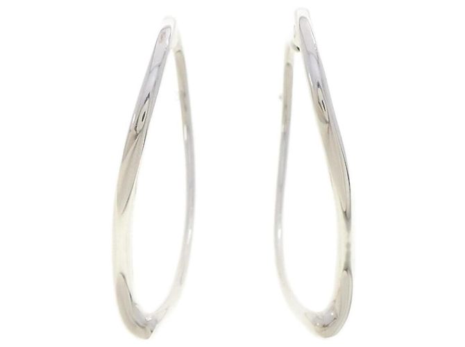 Tiffany & Co Orecchini a cerchio Tiffany Open Heart Argento - vista 2