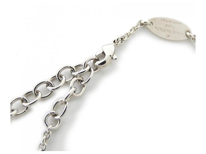 Bracciale Essential V Charm Louis Vuitton Argento - vista 4