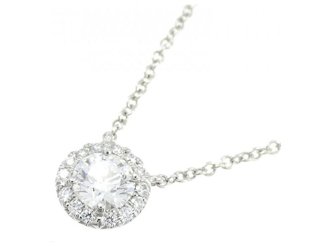 Collana in platino e diamanti Tiffany & Co. - vista 3