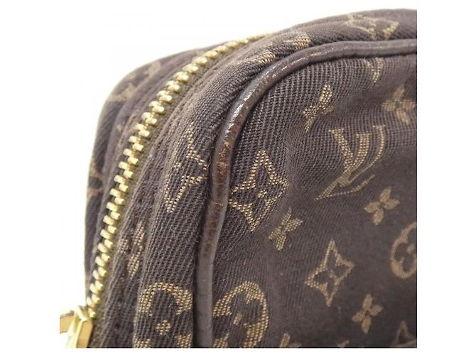 Borsa a tracolla Louis Vuitton Monogram Mini Lin Danube Marrone - vista 6