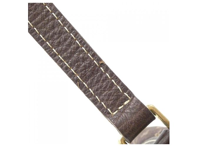 Borsa a tracolla Louis Vuitton Monogram Mini Lin Danube Marrone - vista 7