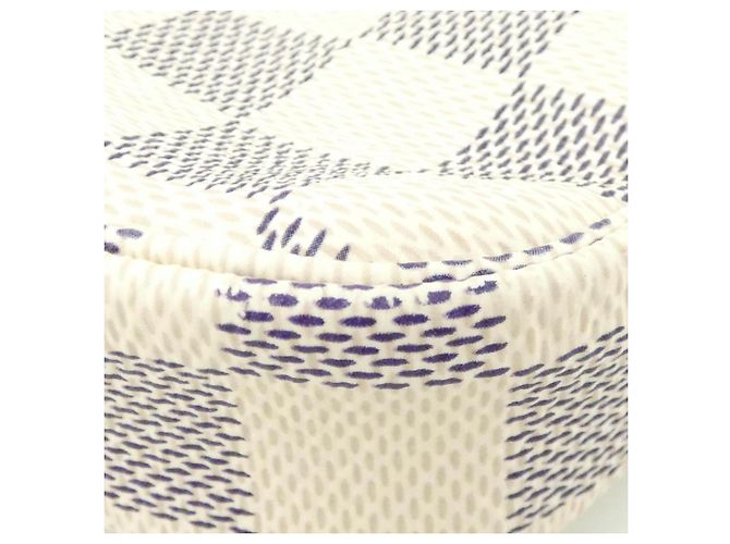 Louis Vuitton Damier Azur Mini Pochette Accessoires Blanco Azul - vista 2