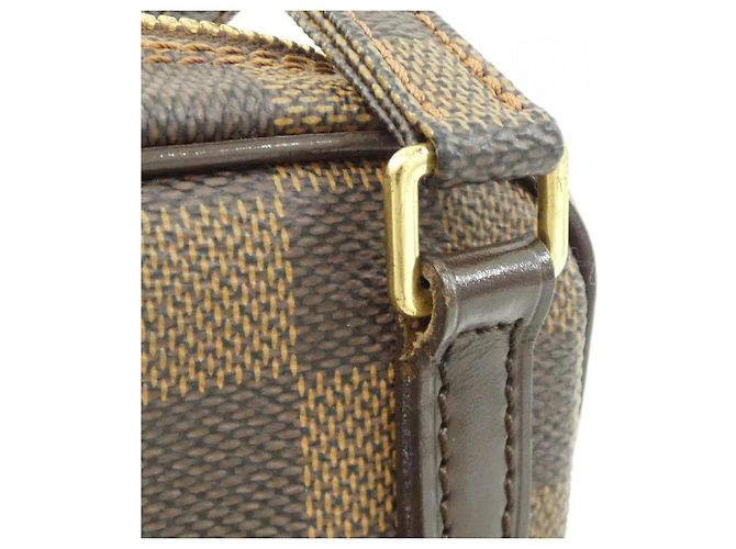 Borsa a tracolla Louis Vuitton Damier Marly Bandoulière Marrone - vista 5