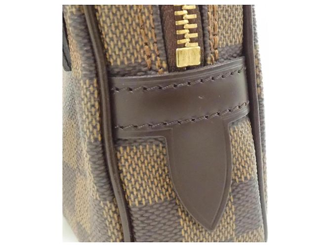 Borsa a tracolla Louis Vuitton Damier Marly Bandoulière Marrone - vista 6