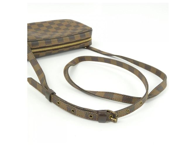 Borsa a tracolla Louis Vuitton Damier Marly Bandoulière Marrone - vista 8