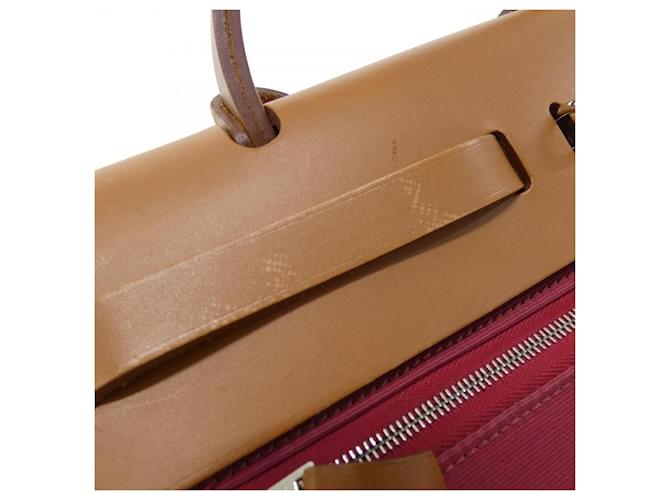 Hermès Borsa Hermes Herbag Zip PM Rosso - vista 4