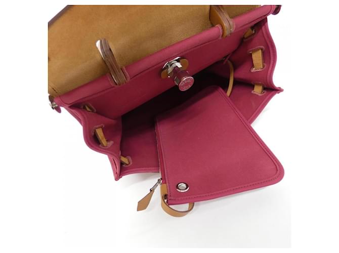 Hermès Borsa Hermes Herbag Zip PM Rosso - vista 8