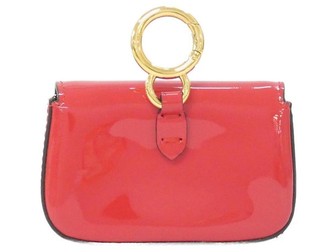 Charm borsa Fendi Nano Baguette Rosso - vista 2