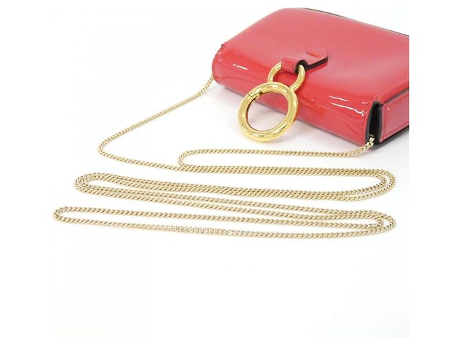 Charm borsa Fendi Nano Baguette Rosso - vista 5