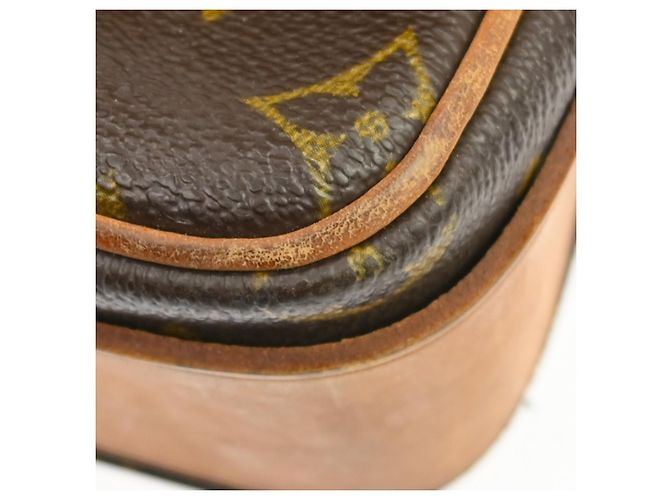 Borsa Louis Vuitton Cartouchiere Monogram Canvas GM Marrone - vista 7