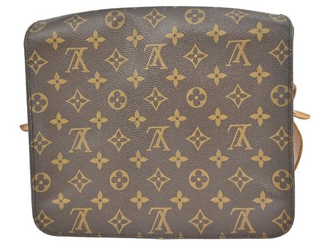 Borsa Louis Vuitton Cartouchiere Monogram Canvas GM Marrone - vista 2