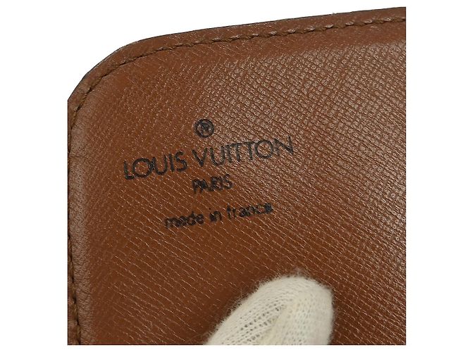 Borsa Louis Vuitton Cartouchiere Monogram Canvas GM Marrone - vista 4