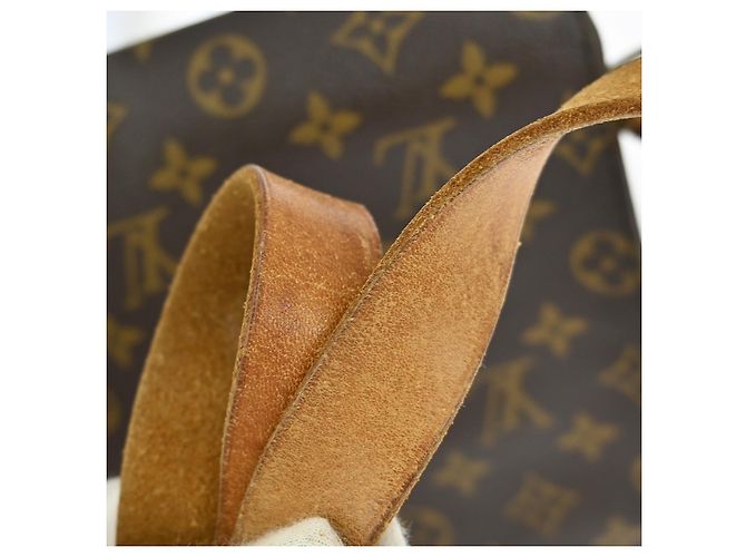 Borsa Louis Vuitton Cartouchiere Monogram Canvas GM Marrone - vista 6