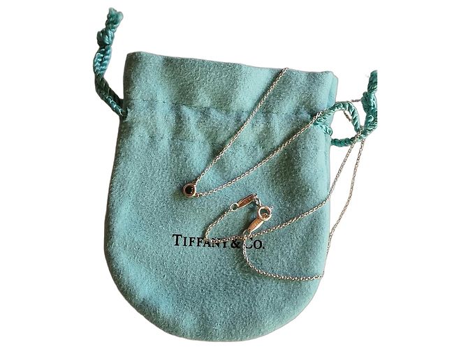 Tiffany & Co. Peretti Silberkette mit Tsavorite Grün - Ansicht 2