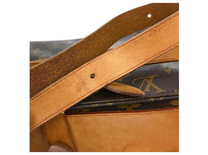 Borsa Louis Vuitton Cartouchiere Monogram Canvas GM Marrone - vista 6