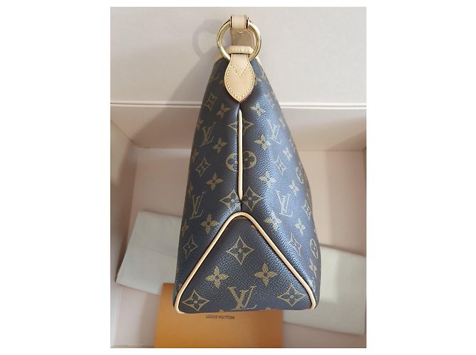 Borsa Louis Vuitton Delightful PM Pivoine Monogram Marrone Monogramma - vista 10