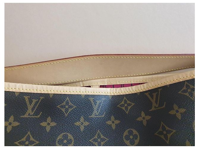Borsa Louis Vuitton Delightful PM Pivoine Monogram Marrone Monogramma - vista 11
