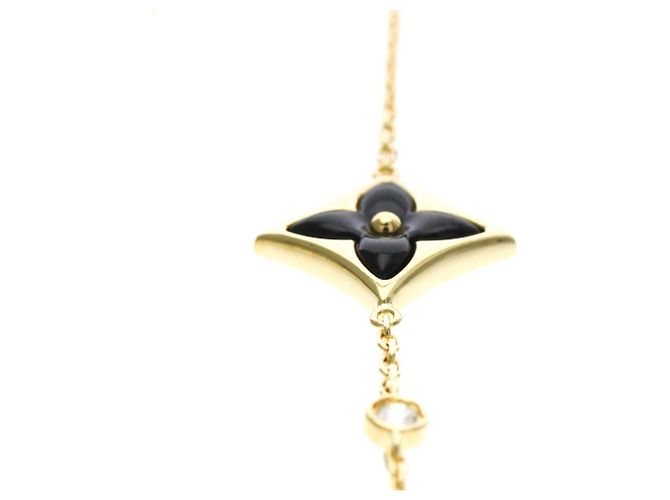 Bracciale Louis Vuitton Star Blossom in oro rosa 18K con diamanti D'oro - vista 4