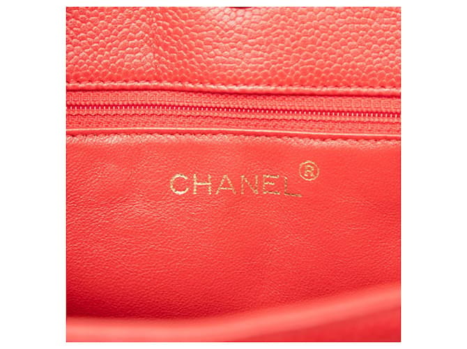 Borsa a Spalla Chanel Coco Mark Chain Rosso - vista 5