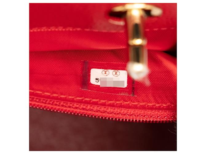 Borsa a Spalla Chanel Coco Mark Chain Rosso - vista 6