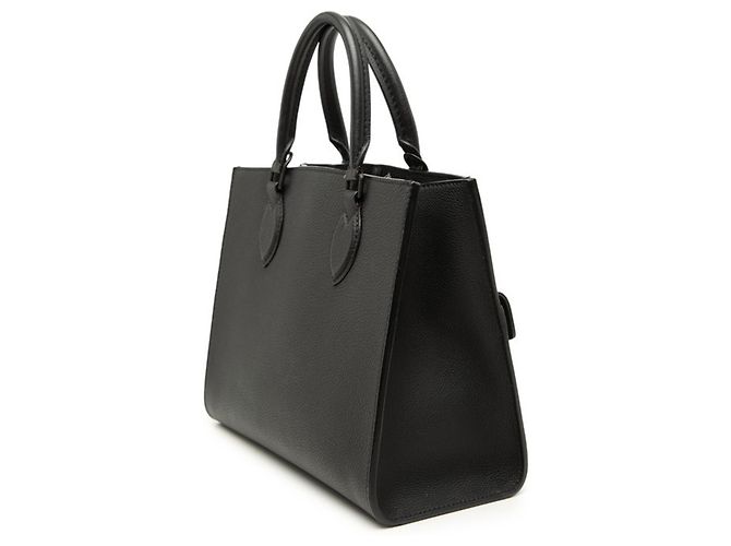 Borsa Louis Vuitton Lockme Tote PM Nero - vista 2