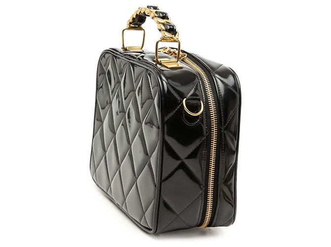 Chanel Matelassé Handtasche Schwarz - Ansicht 2