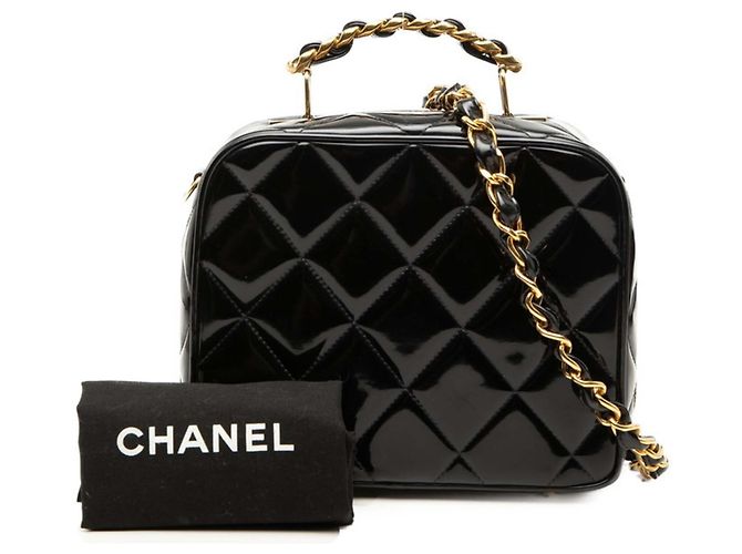 Chanel Matelassé Handtasche Schwarz - Ansicht 7