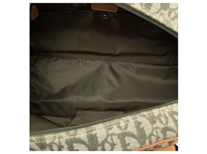 Borsa Trotter Double Saddle Christian Dior Beige Verde - vista 6