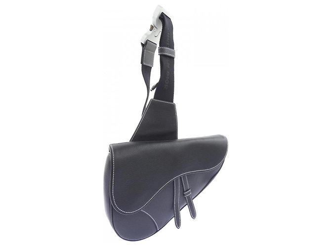 Borsa Saddle Christian Dior Nero - vista 2